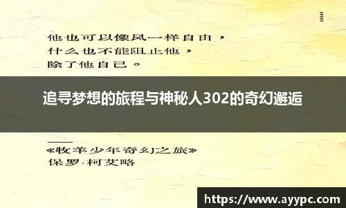 追寻梦想的旅程与神秘人302的奇幻邂逅